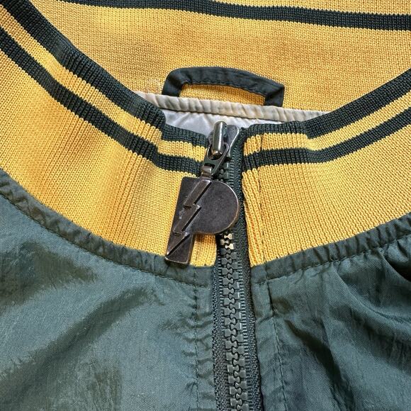 Vintage Green Bay Packers Pro Player 1/4 Zip Pullover Jacket Men's XL Green - Picture 11 of 13